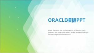 ORACLE template PPT download