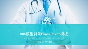 DNA-Modell-Hintergrund-PowerPoint-Vorlage