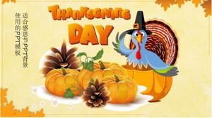 PPT-Vorlage geeignet für Thanksgiving-PPT-Hintergrund