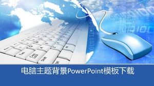 Download del modello di PowerPoint di sfondo a tema computer