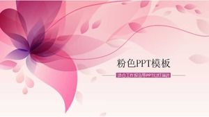 Șablon PPT de cochilie de fluture Shan (roz)