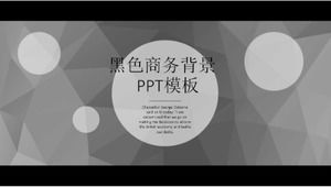 Download de modelo de PPT de fundo de negócios preto