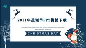 2011 Boże Narodzenie szablon PPT do pobrania