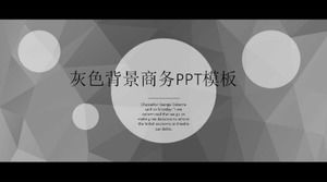PPT-Geschäftsvorlage mit grauem Hintergrund