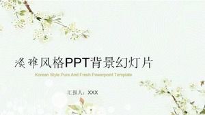 Download di presentazioni di sfondo PPT in stile elegante