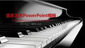 Download grátis do modelo de PowerPoint de arte musical