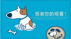 Slideshow PPT template__Cute puppy