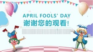 April Fools' Day theme class meeting ppt template