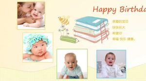 Birthday Candles PowerPoint Background Image