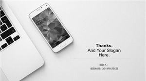Mobile phone sales summary report ppt template