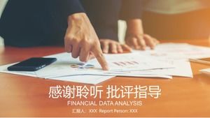 Template ppt analisis laporan keuangan biaya