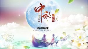 Primary school traditional culture Mid-Autumn Festival ppt template