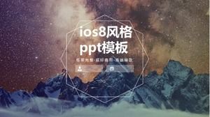 ios8 style ppt template