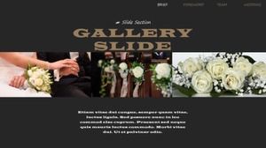 European and American style high-end wedding planning ppt template
