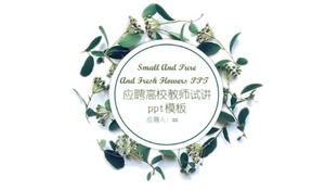 高校教师试讲ppt模板