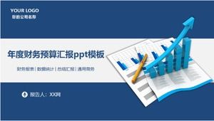 Annual financial budget report ppt template
