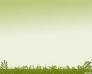 Grass Background PowerPoint Template