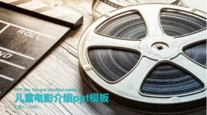 Plantilla ppt de introducción de películas para niños