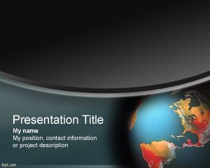 Template PowerPoint Aquecimento Global