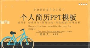 Yaratıcı çizgi roman tarzı bisiklet süsleme yarışması PPT şablonu devam ediyor