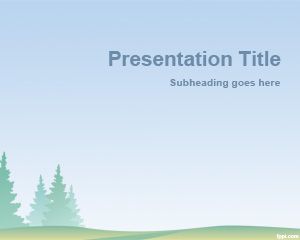 Użytki zielone PowerPoint Template