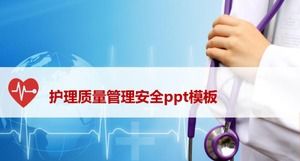 Plantilla ppt de seguridad de gestión de calidad de enfermería