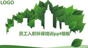 PPT-Vorlage für Umweltschutzschulungen zur Mitarbeitereinführung