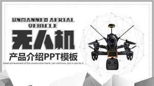 Nueva plantilla PPT de conferencia de introducción de productos de drones