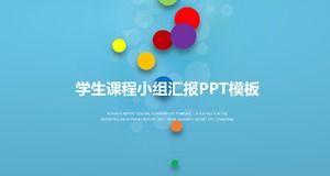 PPT-Vorlage für Kursgruppenberichte für Studenten