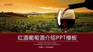 Modelo de ppt de introdução à cultura do vinho tinto