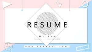 Personal resume template ppt