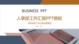 Einfache PPT-Vorlage für den Arbeitsbericht der Personalabteilung