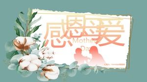 Thanksgiving mother's love - mother's day ppt template
