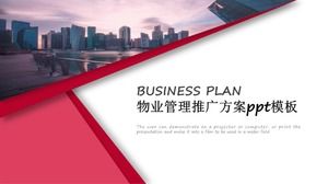 Property management promotion plan ppt template