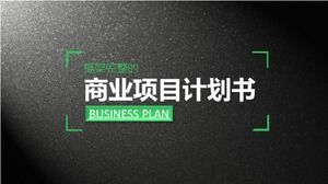 Texture business project plan PPT template