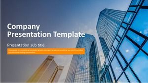 English version of work report ppt template