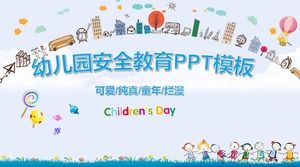 Modelo de ppt de educação de segurança de ano novo chinês de jardim de infância