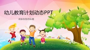 PPT-Vorlage für frühkindliche Bildung