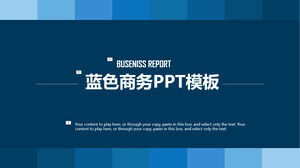 Blaue allgemeine ppt-Vorlage für die Zusammenfassung der Geschäftsarbeit