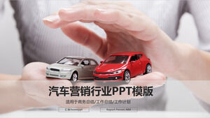 PPT-Vorlage für den Betriebsplan für den Verkauf von Schönheitsautos für Autoreparaturen