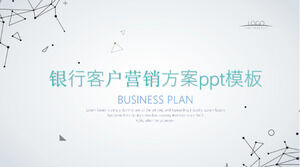 Bank customer marketing plan ppt template
