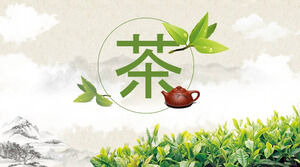 Tea ceremony art ppt template