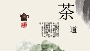 Tea ceremony related ppt template