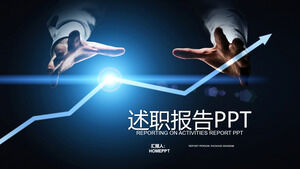 الأزرق أزياء التجارة الإلكترونية قالب PPT الإنترنت
