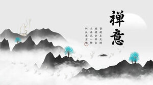 Ink Zen PPT template free download