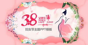 Women's Day Goddess Festival PPT template