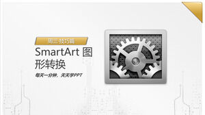 SmartArt grafik dönüştürme PPT becerileri