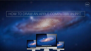 Menggambar Tutorial Komputer Apple dengan PPT