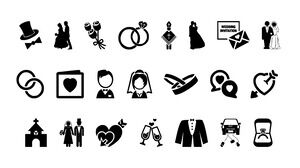 Peste 60 de pictograme vectoriale ppt de nuntă dragoste romantism seria 520