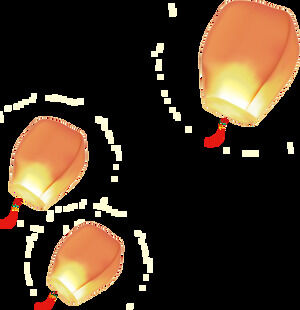 Lanterna Kongming Flutuante de Ano Novo PNG Download Gratuito (13 Fotos)